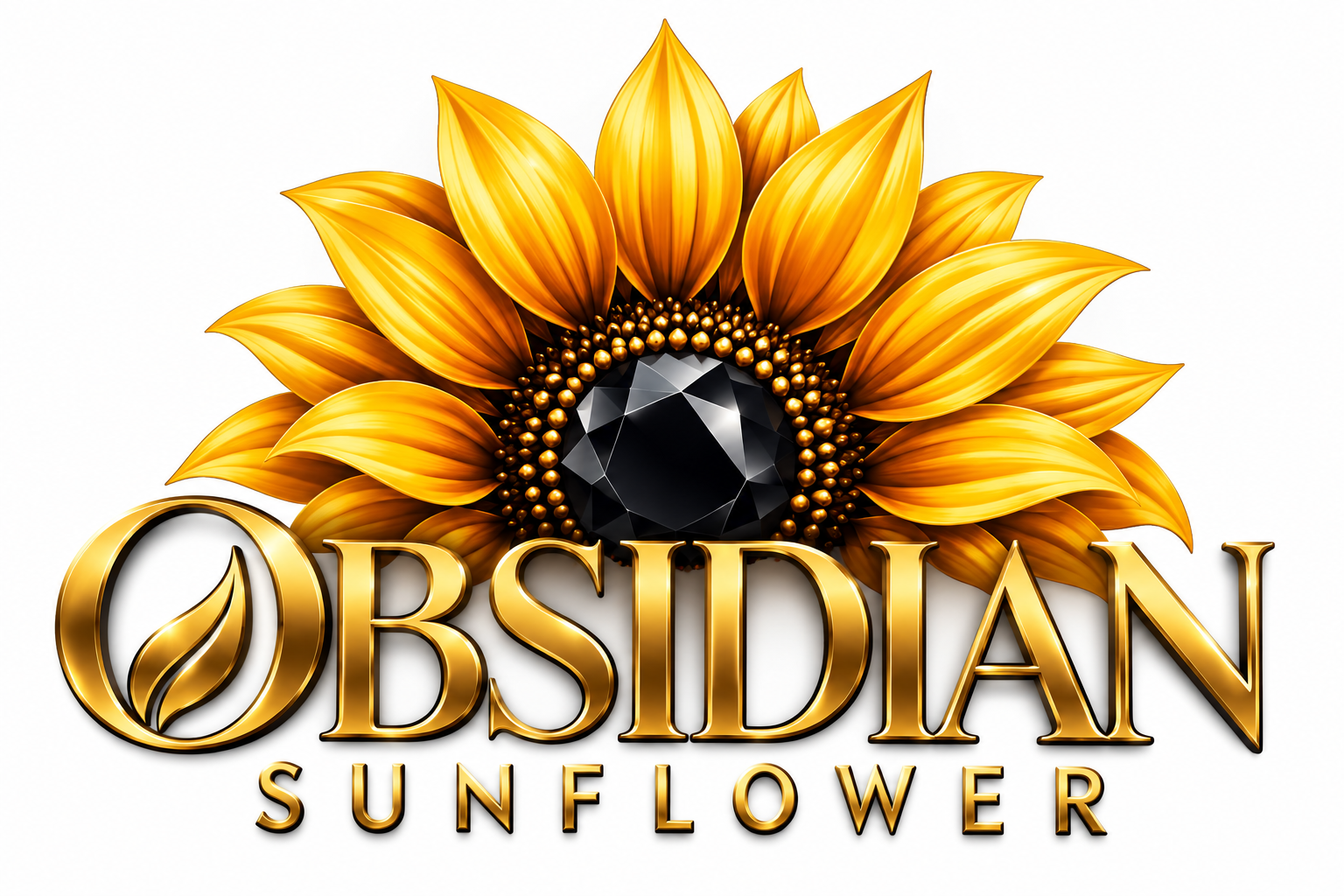 Obsidian Sunflower Sanitizer Co. logo
